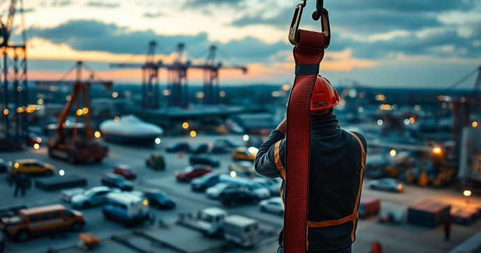 Cinta para içamento de carga é essencial para segurança e eficiência no transporte de materiais