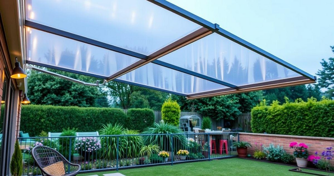 Toldo PVC transparente é a solução ideal para proteção e beleza externa