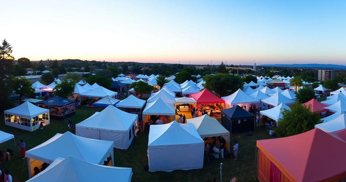 Como escolher a melhor locação de tendas para eventos de sucesso