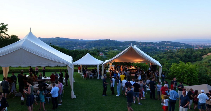 Locação de Tendas e Coberturas para Eventos: Dicas e Vantagens